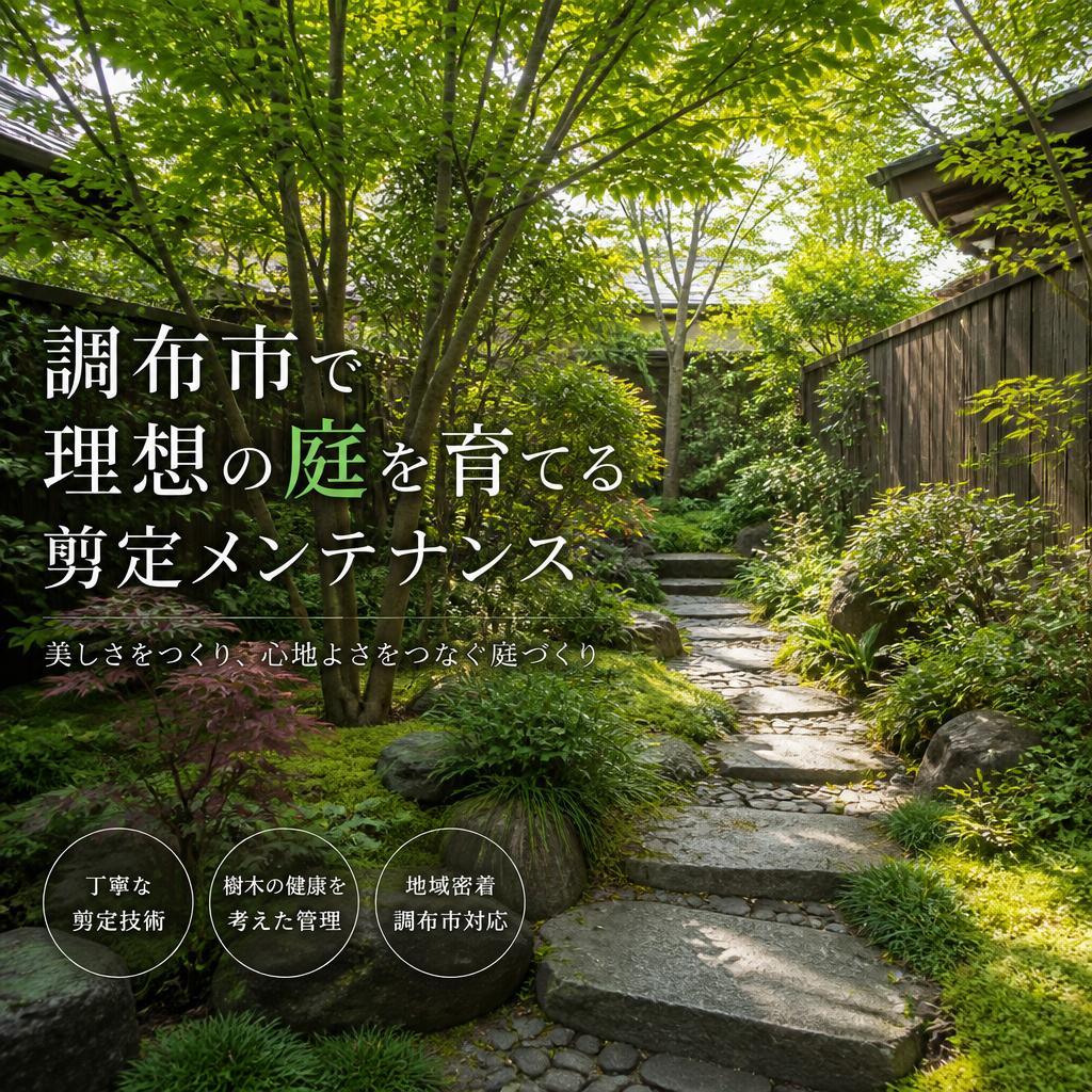 調布市で理想の庭を育てる剪定メンテナンス