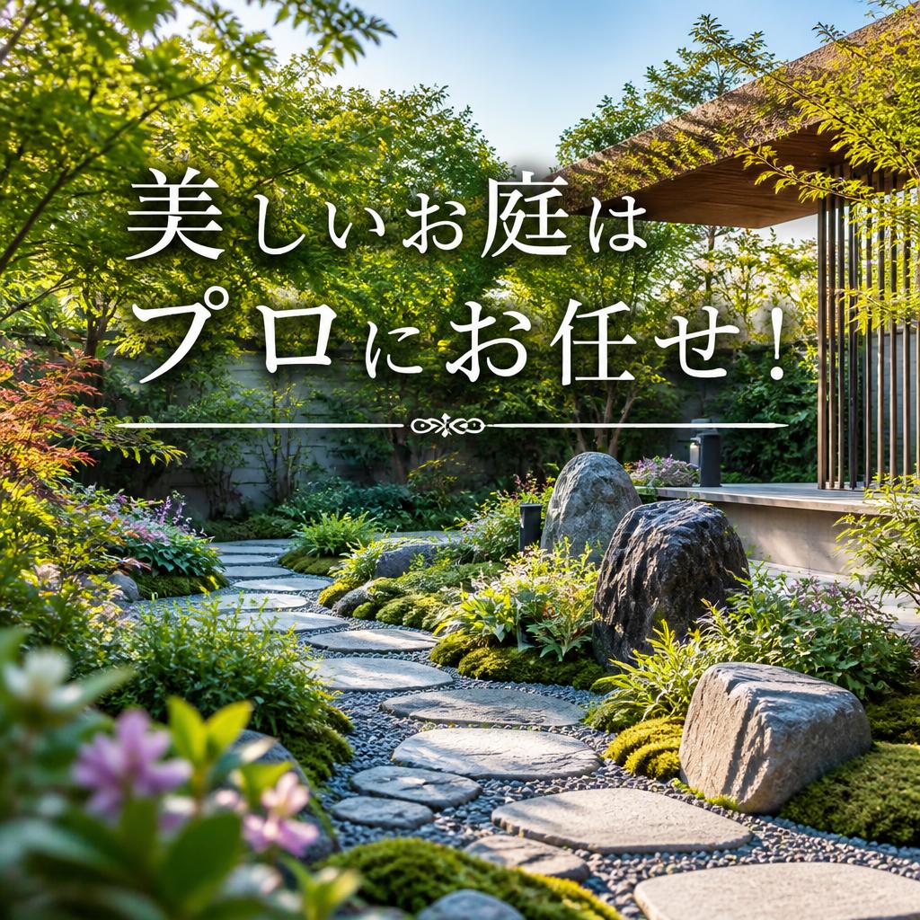 美しいお庭はプロにお任せ！