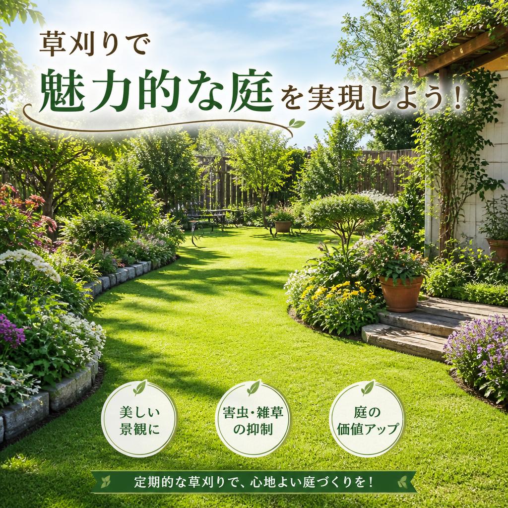 草刈りで魅力的な庭を実現しよう！