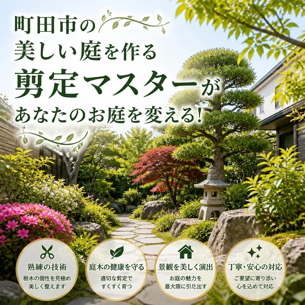 町田市の美しい庭を作る剪定マスターがあなたのお庭を変える！
