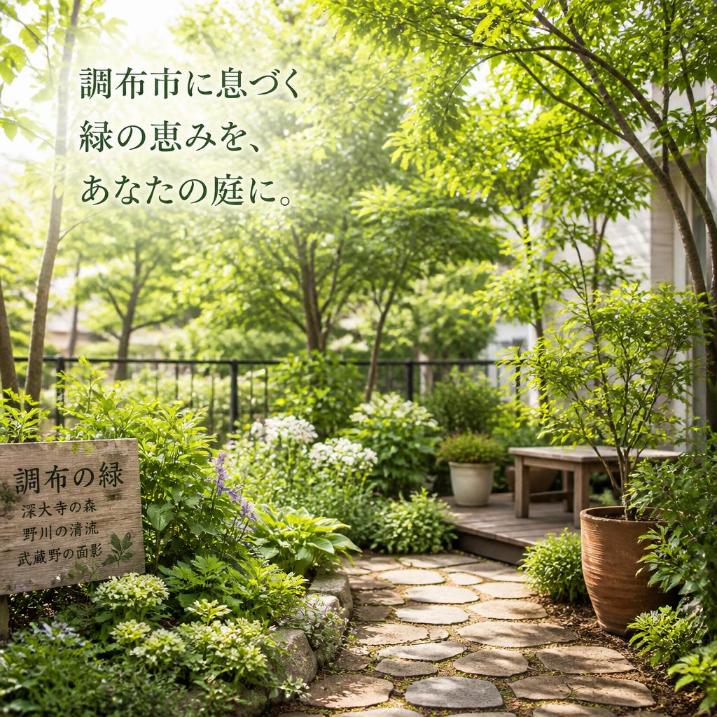 調布市に息づく緑の恵みを、あなたの庭に。