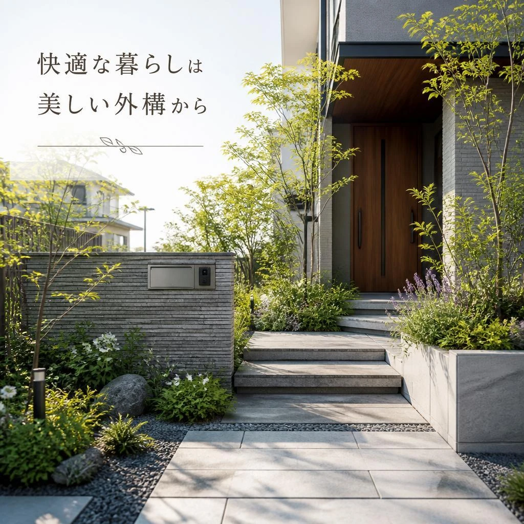 快適な暮らしは美しい外構から