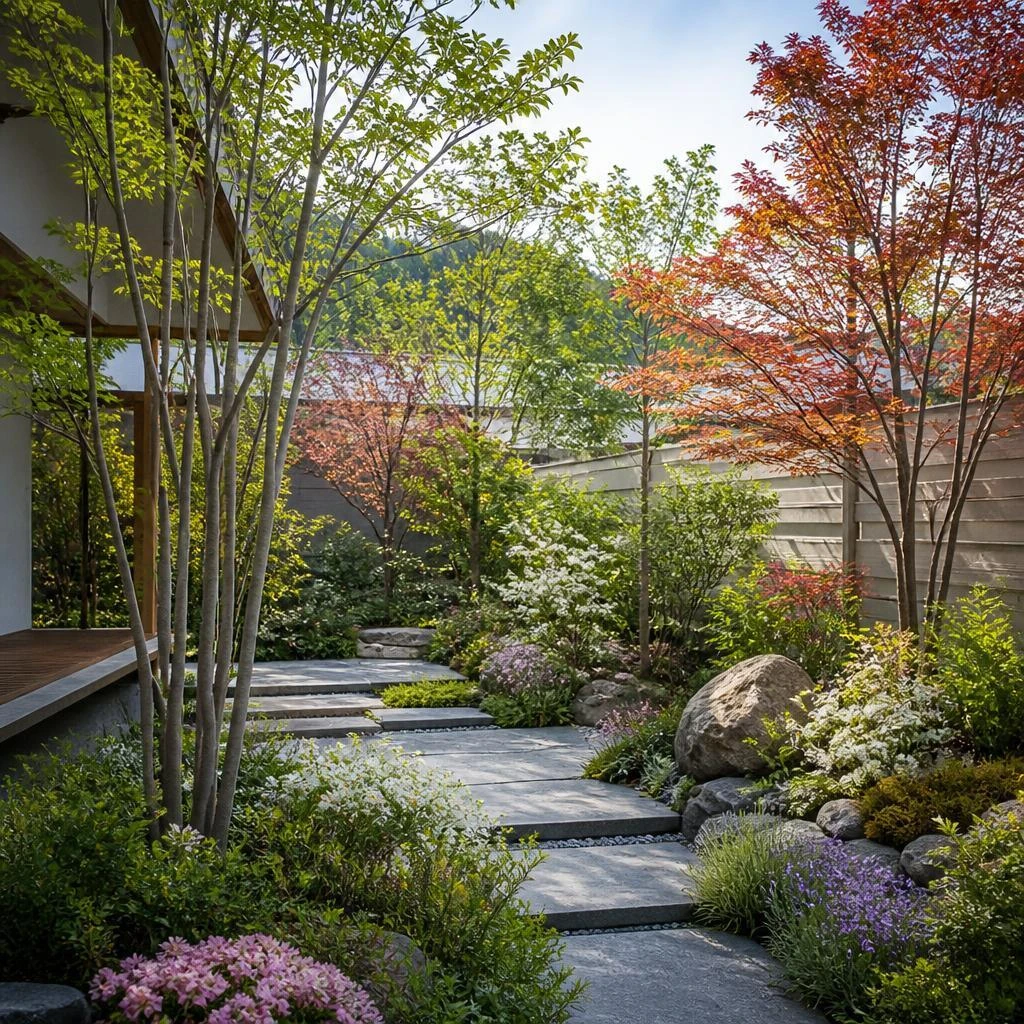 植栽計画で四季折々の景色を