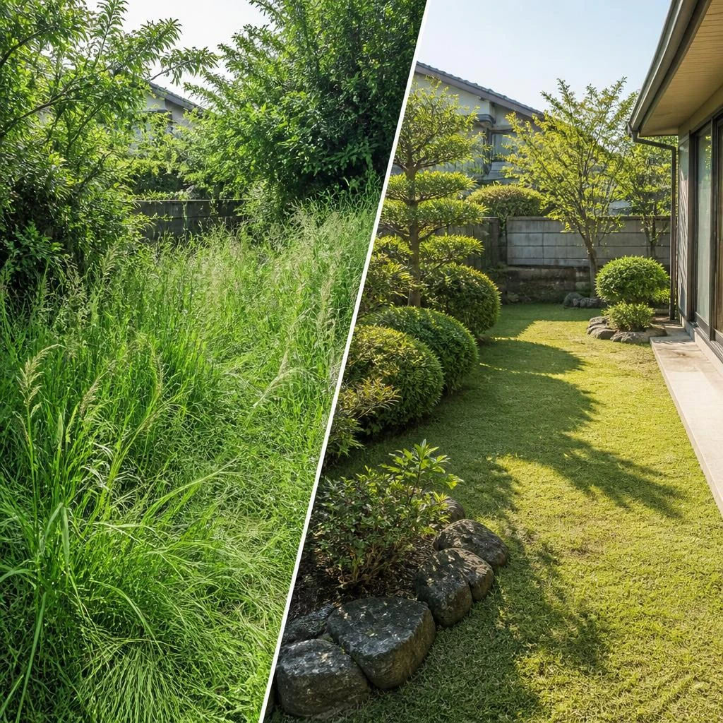 多摩市の草刈りで美しい庭を取り戻そう！