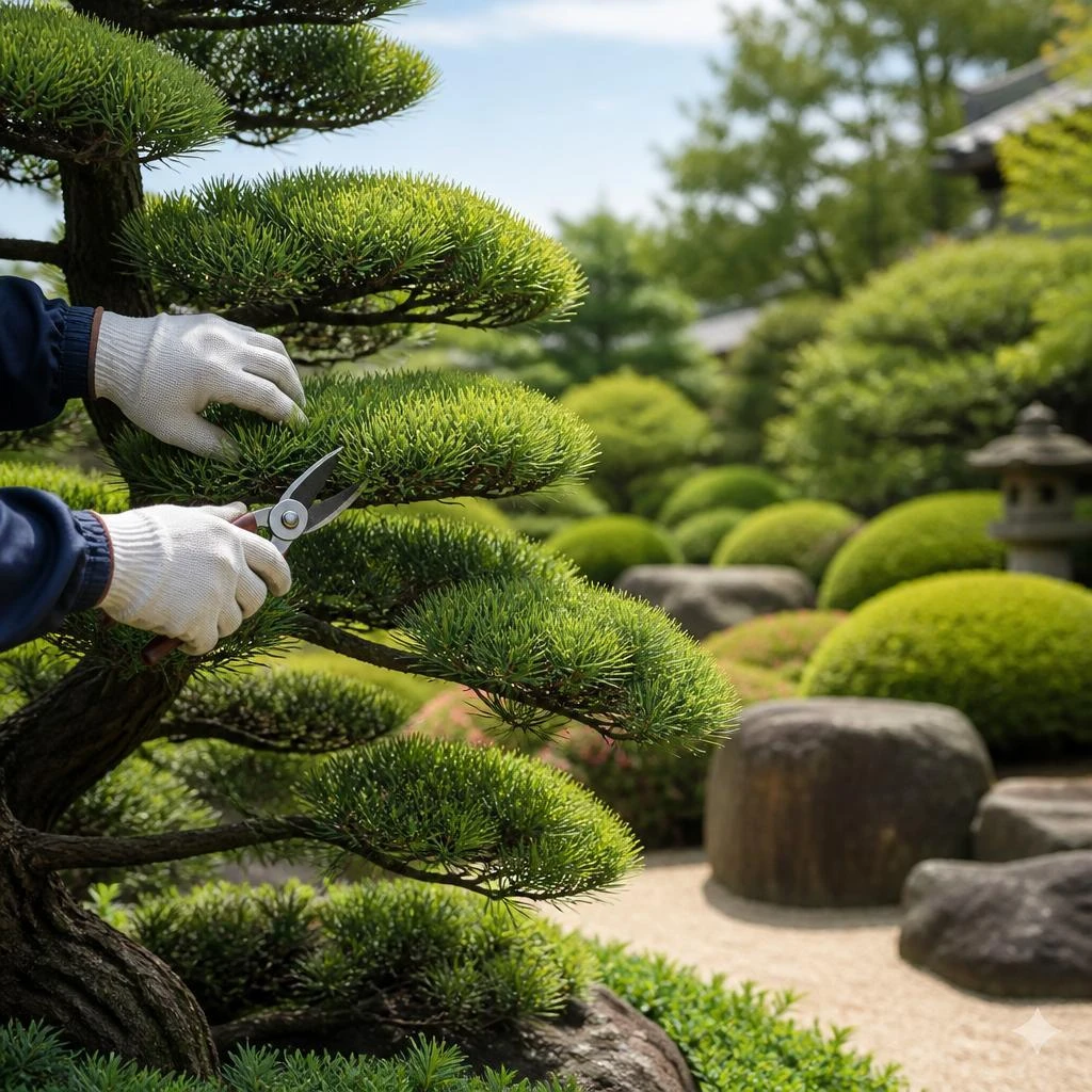 植木の剪定で理想的な形に