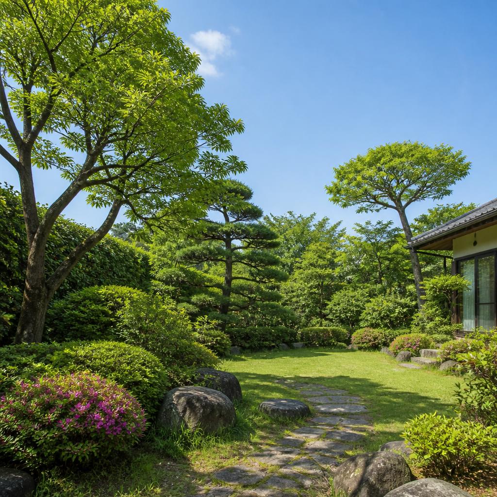 美しい庭を取り戻す！府中市の高木剪定と草刈りの専門家