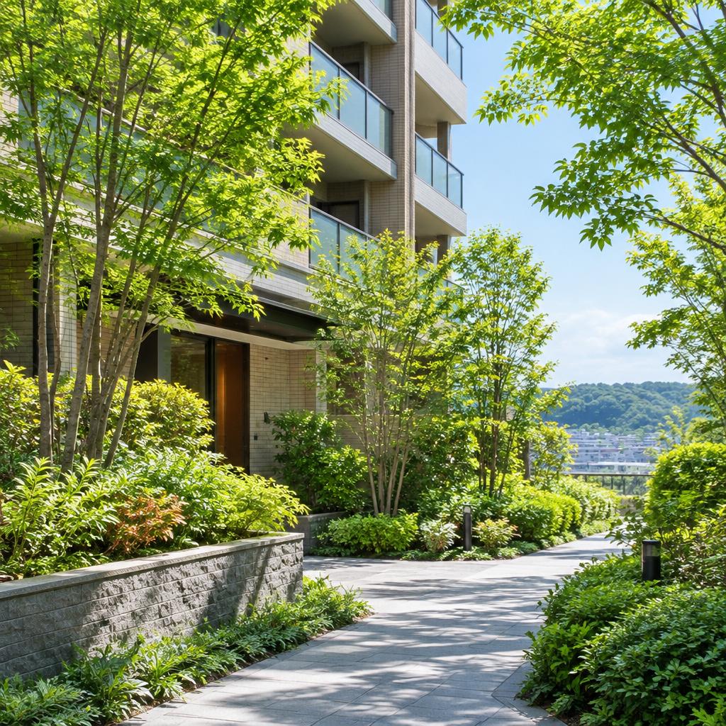 稲城市のマンション植木メンテナンスなら、緑の魅力を引き出す庭づくりを。植栽剪定から日々のお手入れまで、想いに寄り添うオーダーメイドの造園サービスをご提案します。